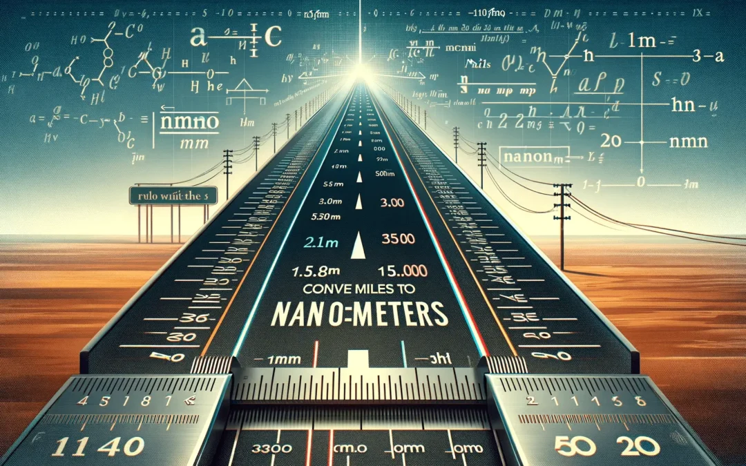 Convert Miles to Nanometers (mi to nm)